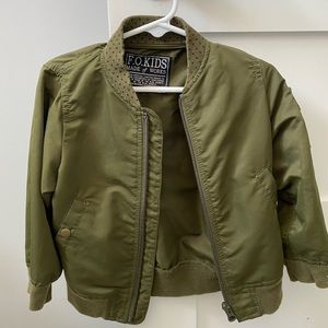 4t army green Jacket F.O. Kids made of works